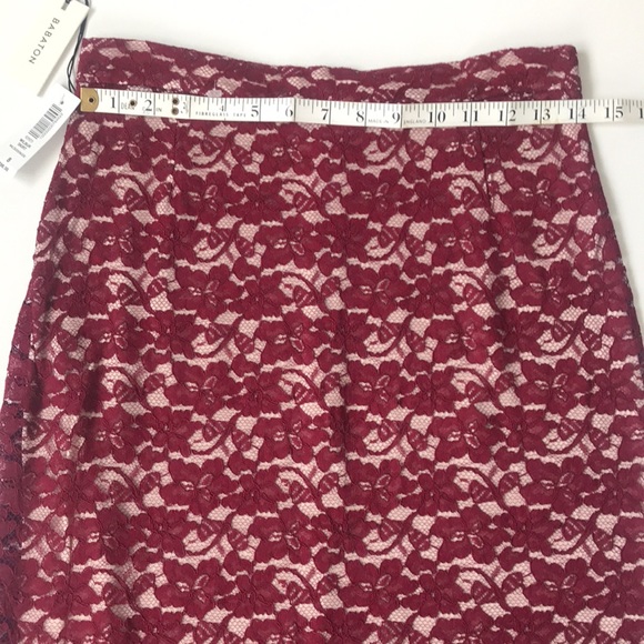 NWT ARITZIA Babaton Wilbur Lace Midi Skirt - Picture 10 of 11